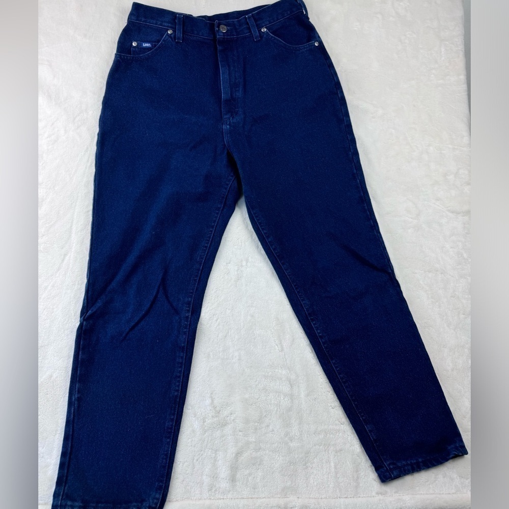 Lee Jeans 16P Vintage Denim Mom high rise blue jeans